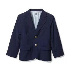 Janie and Jack Navy Blazer with Gold Buttons